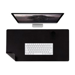 Mouse Pad Deri Çift Taraflı 60x30cm Kaymaz ve Su Geçirmez Masaüstü Mat