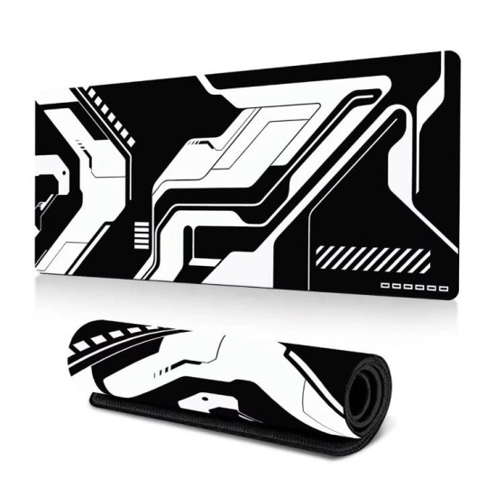Büyük Boy Oyuncu Mouse Pad - 90x40 cm, 3mm Kalınlık, Kaymaz Taban, Dikişli Kenar Premium Mousepad