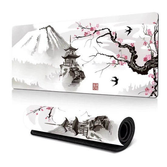 Geniş Oyuncu Mouse Pad - 90x40 cm,3mm Premium Dikişli Kenar Minimalist Tasarım Su Geçirmez Gaming Mouse Pad