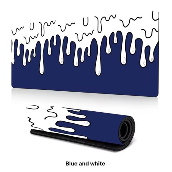 Geniş Oyuncu Mouse Pad - 90x40 cm,3mm Premium Dikişli Kenar Minimalist Tasarım Su Geçirmez Gaming Mouse Pad