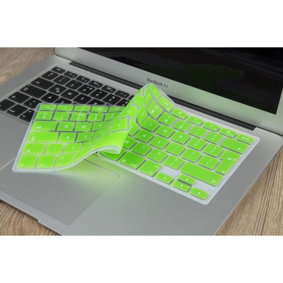 Macbook Klavye Koruyucu Air Pro UK İngilizce (Eski USB'li Model 2008-2017) ile Uyumlu