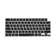 Rusça Klavye Koruyucu Macbook Air-Pro M1-M2-M3 (TouchID'li) A2681 A3113 A2941 A3114 A2442 A2779 A2992 A2918 A2485 A2780 A2991 US Enter ile Uyumlu