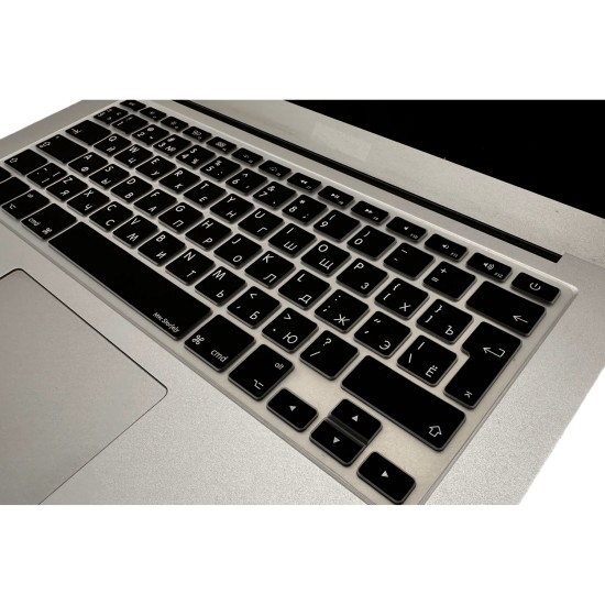 Rusça Klavye Macbook Air Pro Kılıf (Eski USB’li Model 2008/2017 yılı) ile Uyumlu