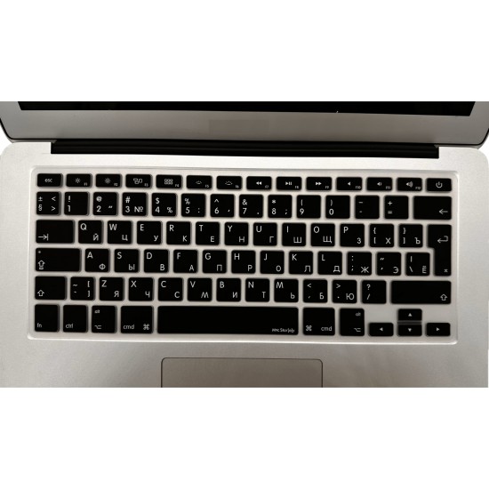Rusça Klavye Macbook Air Pro Kılıf (Eski USB’li Model 2008/2017 yılı) ile Uyumlu