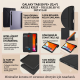 Samsung Galaxy Tab S9 FE Plus 12.4 İnç Kılıf Kalem Bölmeli Standlı Akıllı Kapak Manyetik Uyku Modlu