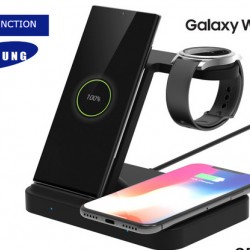Samsung Glaxy Huawei Mate AirBuds Kablosuz Şarj Aleti QI Hızli Şarj Standı