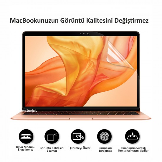 Macbook Air Pro Ekran Koruyucu A1706 A1708 A1989 A2159 A1932 ile Uyumlu Anti Blue Ray