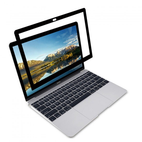 Ekran Koruyucu Laptop Macbook Pro 15inç A1707 A1990 ile Uyumlu Çerçeveli Anti Glare