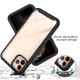 iPhone 12 Pro Max Uyumlu Ön Camlı 360° Tam Koruma Mıknatıslı Şeffaf Kılıf Siyah
