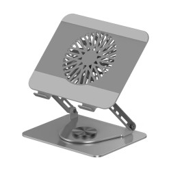 Laptop Standı 360 Derece Döner Alüminyum Soğutmalı Mıknatıslı Fanlı Ayarlı Gaming Notebook Standı