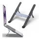 Katlanabilir alüminyum laptop stand 6 kademeli ergonomik kaymaz silikon cep boyu