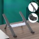 Katlanabilir alüminyum laptop stand 6 kademeli ergonomik kaymaz silikon cep boyu