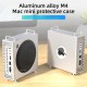 Mac Mini M4-M4 Pro için Alüminyum Dikey Stand Koruyucu Kılıf Kompakt Masaüstü Çözümü