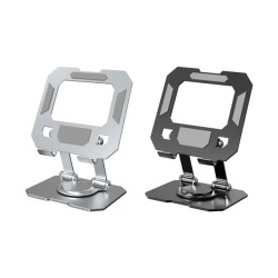 Laptop Standı Taşınabilir Bilgisayar Macbook Standı Evrensel Metal Çelik 360° Ayarlanabilir Katlanabilir