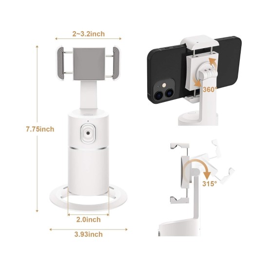 Telefon Tutucu Selfie Çubuğu Telefon Standı Tripod 360 Derece Dönen Hareket Sensörlü Telefon Tutucu Selfie Çubuğu Telefon Standı Tripod 360 Derece Dönen Hareket Sensörlü