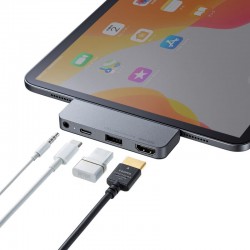 Type-C Çevirici HDMI USB Dönüştürücü Surface Pro İpad Pro USB-C Çoklayıcı 3.5mm Kulaklık Adaptörü