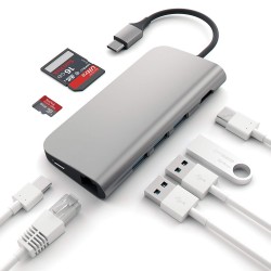 McStorey Type-C Hub to HDMI 4K Gigabit Ethernet 3XUSB3.0+1XAC MSD Dönüştürücü Aparat USB-C 3.1