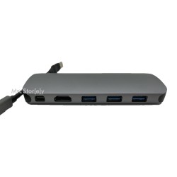 Type-C Adaptör Type-C HDMI Çevirici USB-C Hub USB Çoğaltıcı