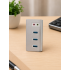 USB 3.0 Hub Ses Kartlı Çoklayıcı Adaptör 3 Port USB 3.0 3.5mm Mikrofon Kulaklık Dönüştürücü Alüminyum USB Hub
