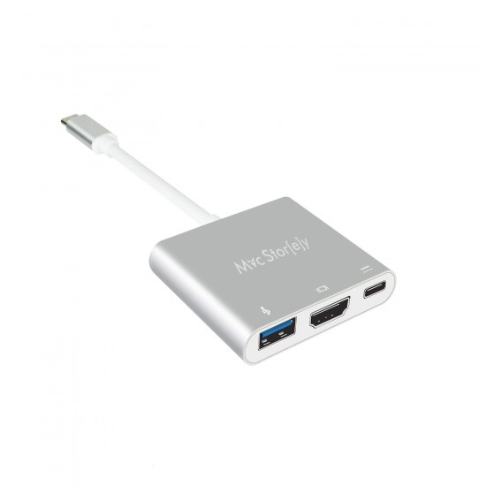 USB-C 3.1 HDMI USB3.0 Thunderbolt 3 Dönüştürücü Kablo Macbook Pro A1708 A1706 A1707 A1534
