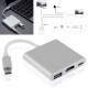 USB-C 3.1 HDMI USB3.0 Thunderbolt 3 Dönüştürücü Kablo Macbook Pro A1708 A1706 A1707 A1534