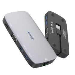 USB Çoğaltıcı HDMI Çevirici VGA Dönüştürücü Ethernet Çevirici Hepsi bir arada Fonksiyonel Çözüm