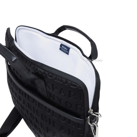 WiWU Laptop Çantası Su Geçirmez Kabartma Desenli 13.6 Air ve 14.2 Pro Uyumlu