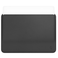 WiWU Skin Pro 15-16 inç Laptop Kılıfı MacBook Pro 16 Air 15 Uyumlu Su Geçirmez İnce Hafif PU Deri Sleeve Koruyucu